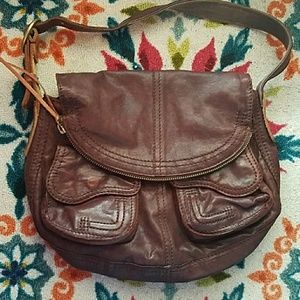 Lucky Brand Stash Bag Dark Brown